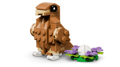 Cute Hamster with a Flower